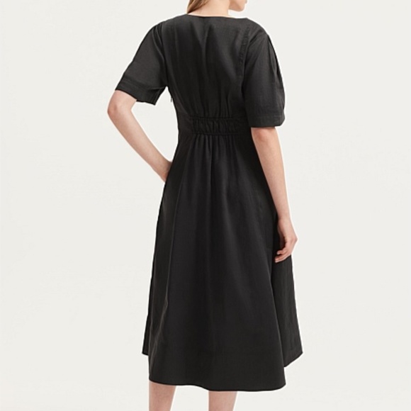 COUNTRY ROAD PANELLED MIDI DRESS WITH POCKETS SIZE 16 - Picture 2 of 4